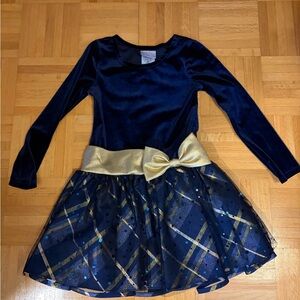 Iris and Ivy blue holiday dress